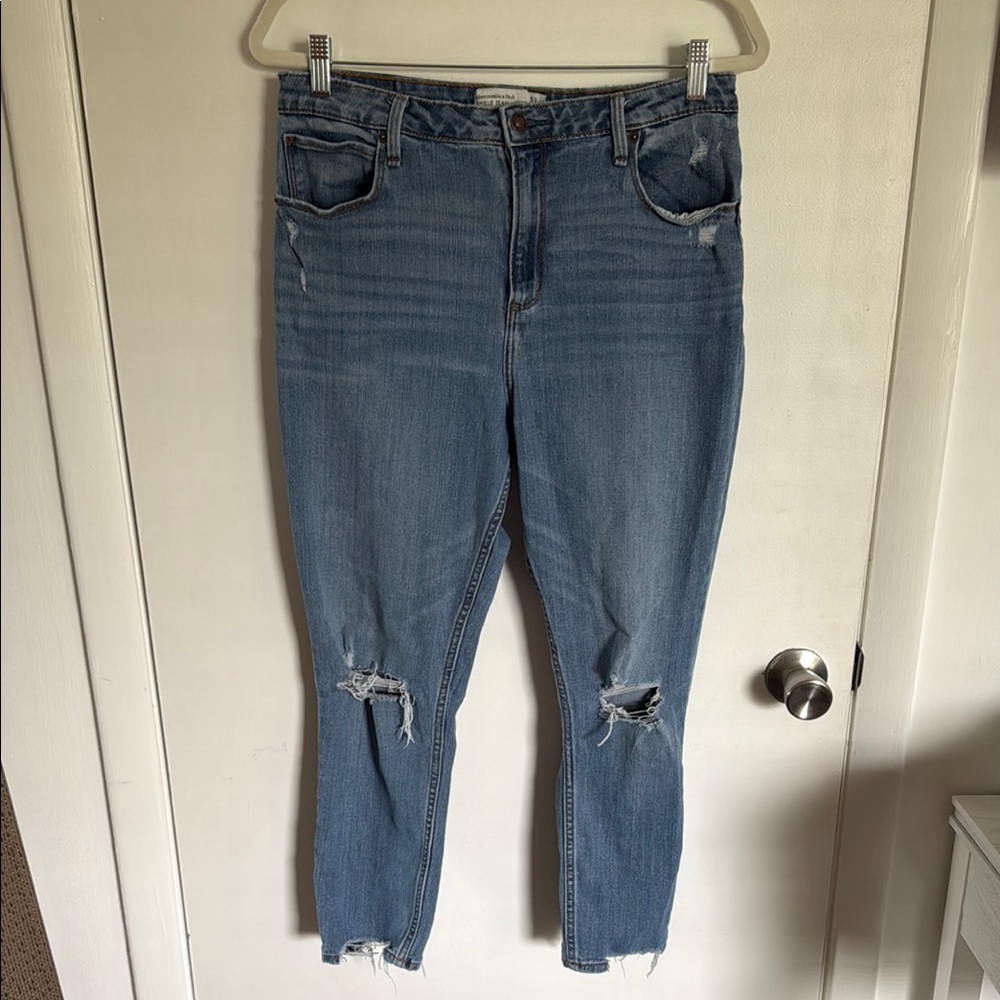 Abercrombie & Fitch Curve Love Ankle Jean High Rise - 31/12R